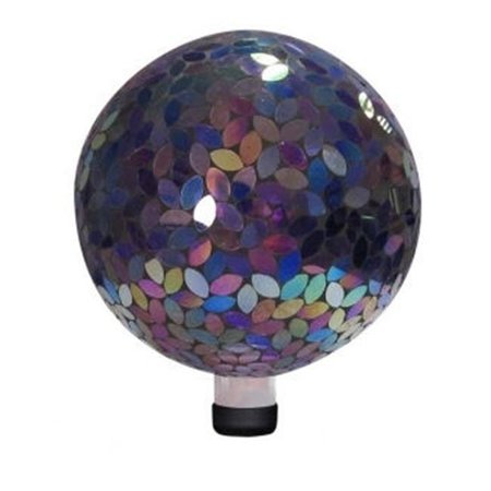 PIAZZA 10 in. Mosaic Gazing Ball - Purple PI1512284